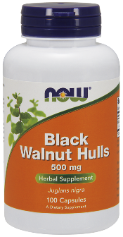 Black Walnut Hulls is well known for its ability to fight intestinal parasites..